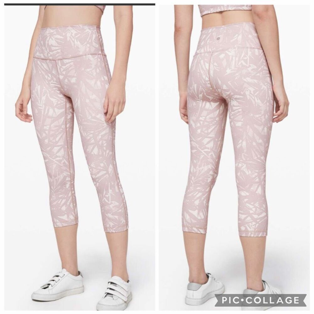 Lululemon wunder under high rise crop leggings